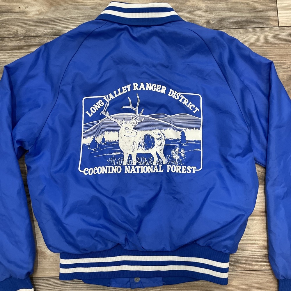 Vintage Don Alleson Athletic Bomber Jacket Coconino‎ National Forest